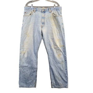 Levi's 505 Men's Regular Fit Straight Jeans Blue Size 36x29 5-Pocket Cotton